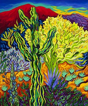 Cathy Carey -&nbsp;Sunset Suguaro