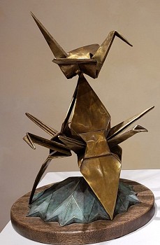 Joe Spear -&nbsp;Dancing Fan Wing Cranes 1/45