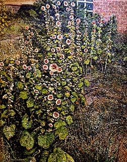 David Perez Escudero -&nbsp;Aunt Nea's Hollyhocks