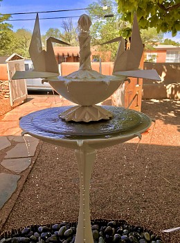 Joe Spear -&nbsp;Fan Wing Crane Fountain