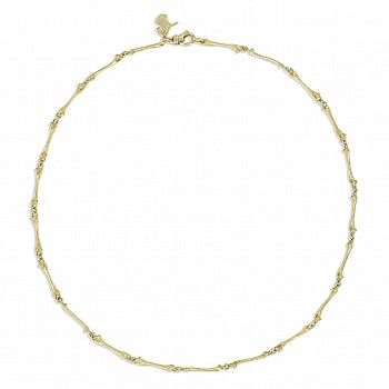 Lynne Mercein -&nbsp;Golden Femora necklace