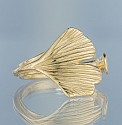 Lynne Mercein, Ginkgo Wrap Ring, small
14k Yellow Gold (available in 14k white gold & sterling silver)