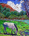 Cathy Carey, Spring Pastures
Oil on Linen