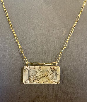 Lynne Mercein -&nbsp;Dendritic Quartz Pendant